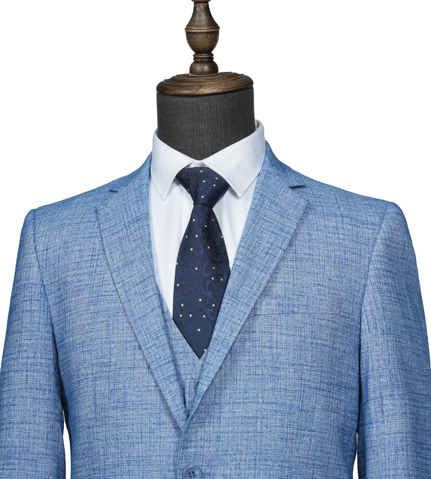 Sky Blue Slim Fit Suit