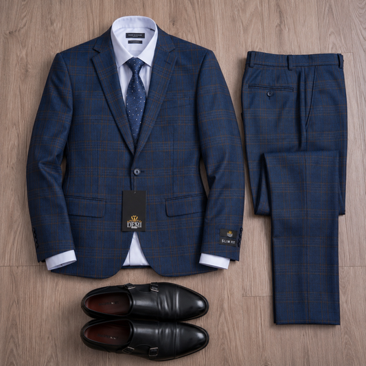 Navy Plaid